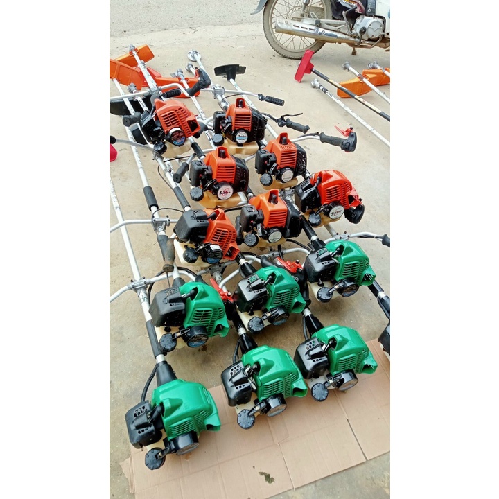 Máy phát cỏ bãi Nhật: Sẵn Lô 15 cây Tanaka, Hitachi.máy 24cc.bao đẹp
