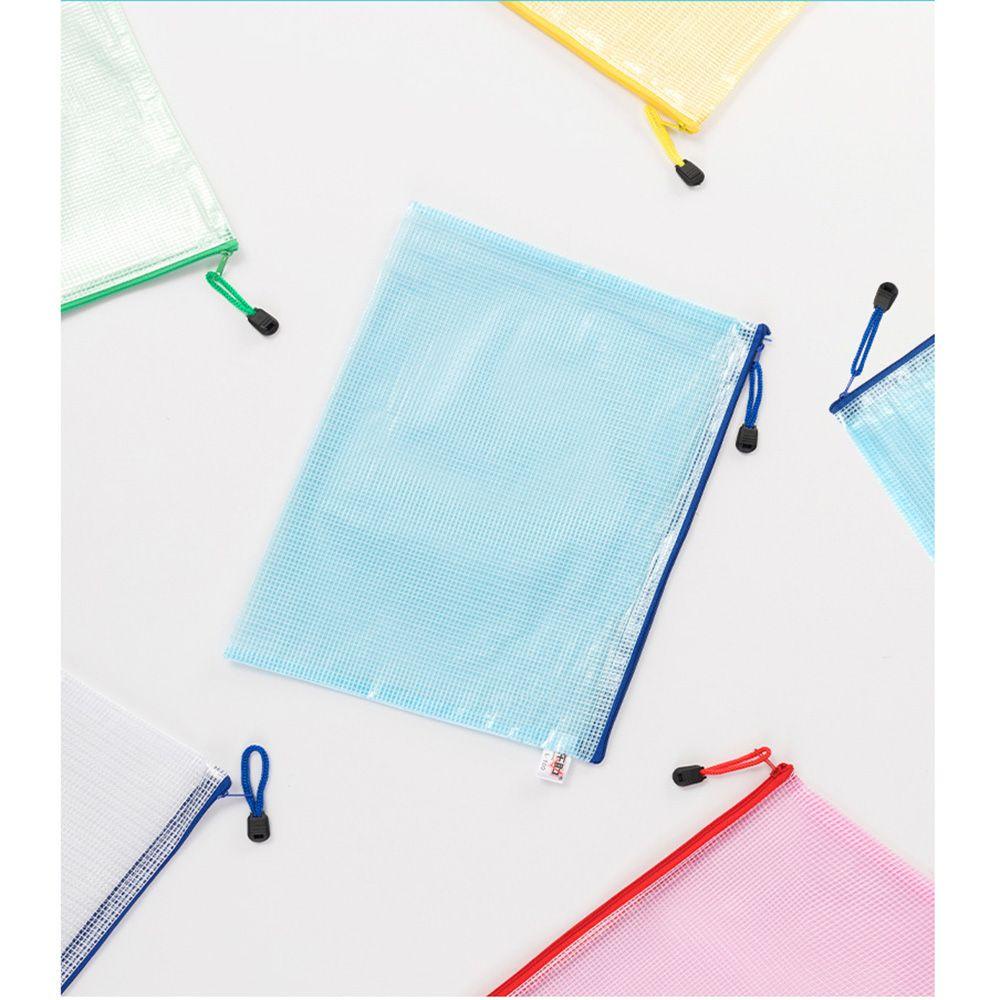 LAYOR1 Set 5 Túi Nhựa PVC Bảo Vệ Tài Liệu Có Khóa Kéo Tiện Lợi