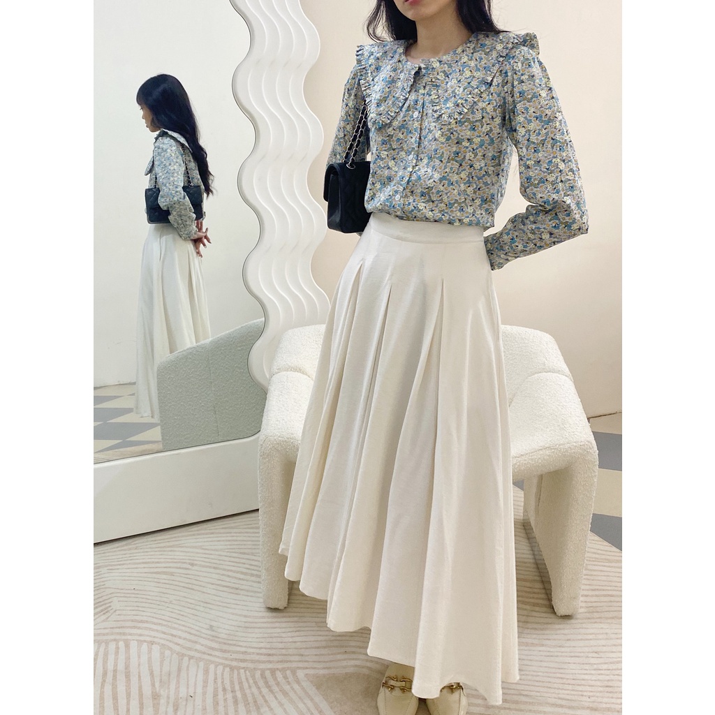 SKIN by NUDIEYE - Áo sơ mi vải hoa Emma Floral Shirt