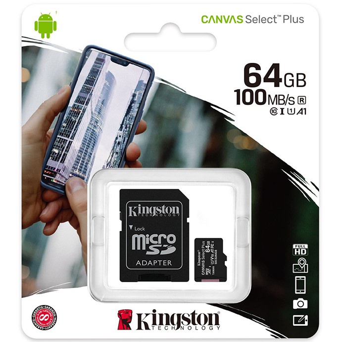 Thẻ nhớ chuyên dụng cho CAMERA WIFI, MicroSD Kingston 32GB/64GB/128GB, chính hãng, bảo hành 24 tháng