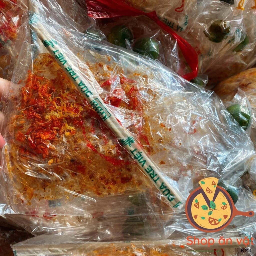Bánh tráng tự trộn Bon Bon bánh tráng trộn sa tế tắc hành phi Tây Ninh - 14020189