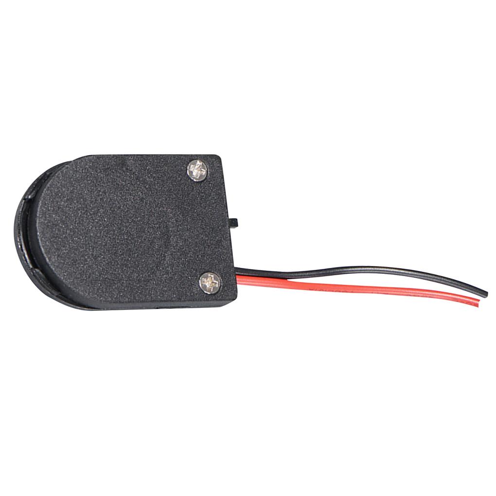 1 Hộp Đựng Pin Nút Áo Bằng Nhựa Màu Đen CR2032