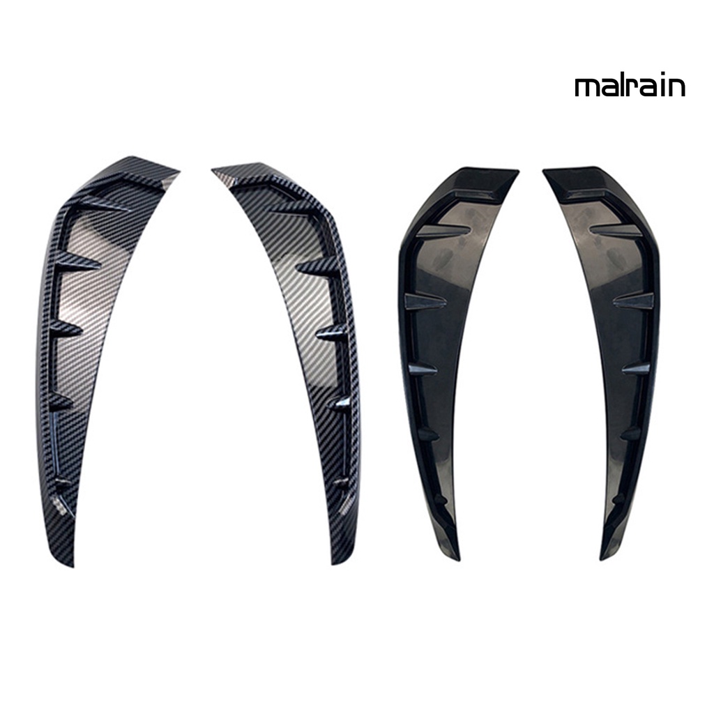 FENDER Set 2 Tấm TPU Gắn Viền Cửa Gió Xe Hơi Tự Dính Thông Dụng