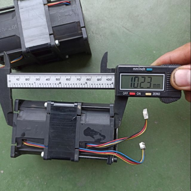 Quạt bộ đôi server 12v 3.4A (2x1.68a) siêu khủng 6x6x10cm 8pin