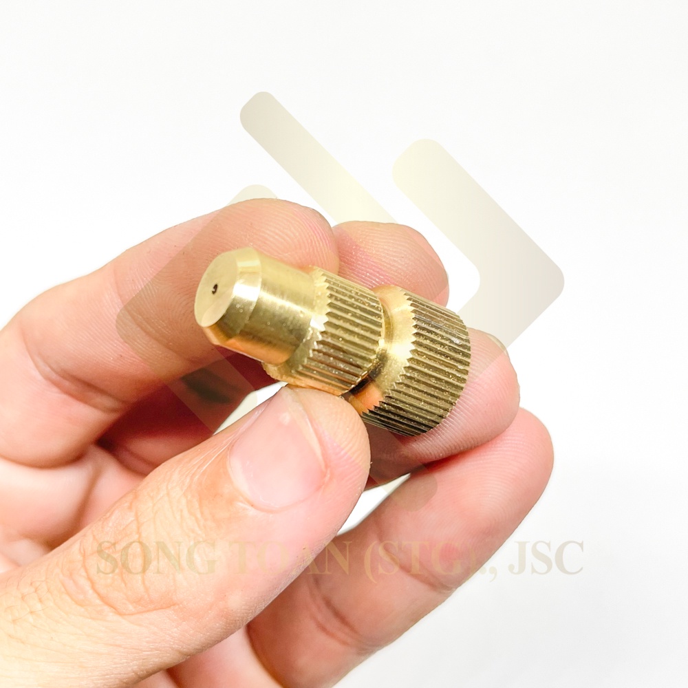 Béc Phun Cá Sấu Ren Trong G 1/4 13 Điều Chỉnh Bán Kính Góc Phun Bình Xịt Khử Khuẩn Làm Mát Mái Bằng Đồng Thau