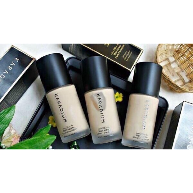 [chính hãng] kem nền kiềm dầu che khuyết điểm karadium cover foundation