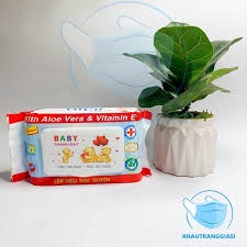 Combo 5 Bịch Khăn Ướt BABY Thành Đạt - Bịch 100 tờ_sho gia dụng giá rẻ