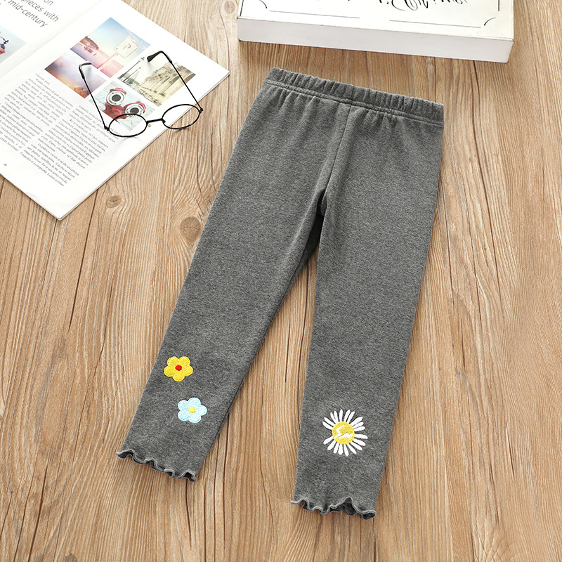 Quần Legging In Họa Tiết Hoa Cúc Xinh Xắn Dành Cho Nữ