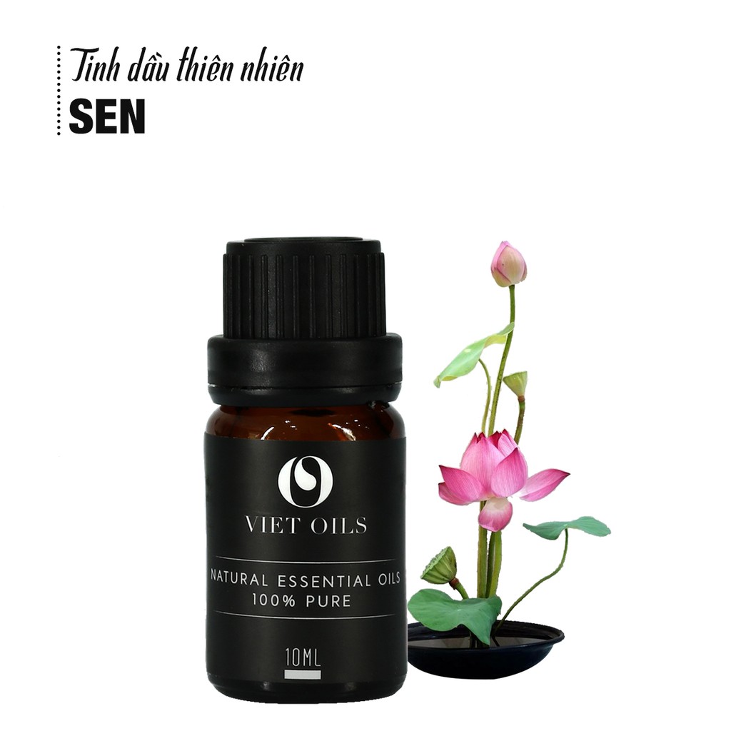 Tinh dầu Sen Viet Oils dung tích 10ml - Tinh dầu thiên nhiên cao cấp chiết xuất tự nhiên nhập khẩu Thái lan