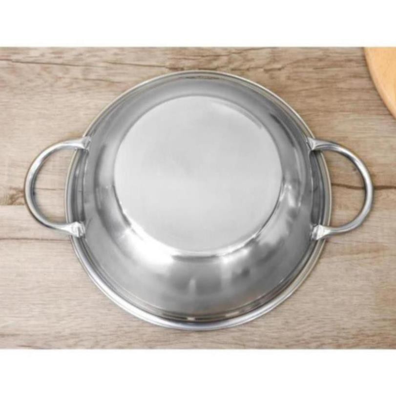 Nồi Lẩu 24cm Nắp Inox Rainy RNL24-1DI4 Chất Liệu Cao Cấp Sử Dụng Được Bếp Hồng Ngoại Bếp Gas