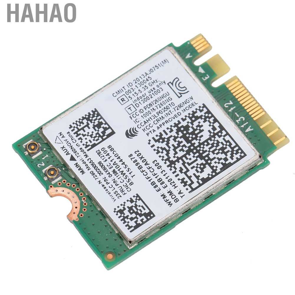 Card Mạng Không Dây 7260ngw An 2.4g / 5g 300mbps Wifi + Bluetooth 4.0 Ngff M.2 Dành Cho Lenovo Thinkpad X240 / X230S / T440S / T431