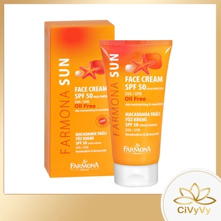 Kem Chống Nắng Farmona Cho Da Dầu Sun Face Cream Oil Free SPF50 150ml