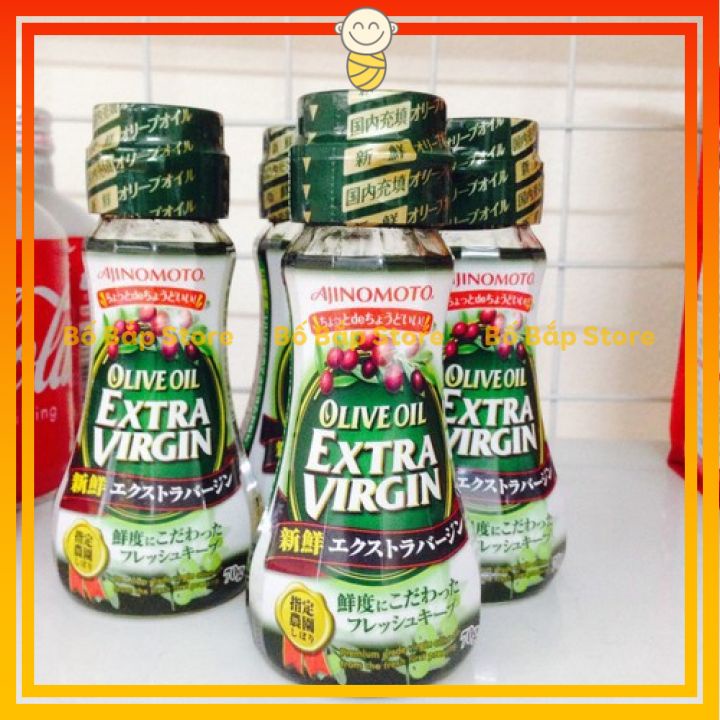 Dầu Oliu Extra Virgin ⚡NGUYÊN CHẤT⚡ Ajinomoto Nhật Bản Cho Bé Ăn Dặm