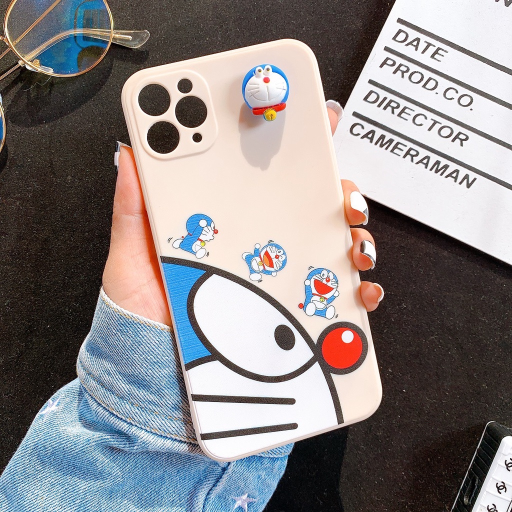 Ốp Lưng Silicon Bảo Vệ CAMERA Doraemon Every Day - Gắn Phụ Kiện Xoay 3D - E059