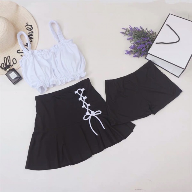 (hàng sale săn) sét bikini kèm quần 3 món | BigBuy360 - bigbuy360.vn