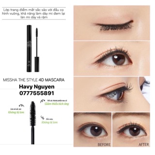 MISSHA MASCARA THE STYLE 3D & 4D