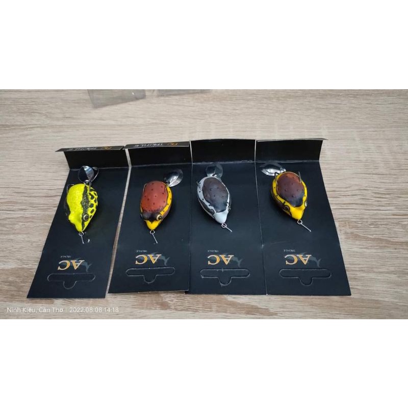 Mồi Nhái Hơi AC Tackle Bull Frog - 8g - Made in Thailand