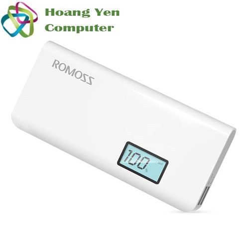 Sạc dự phòng Romoss Sense 4 Plus 10000mah (LCD) giá rẻ - BH 1 năm | Pin dự phòng Romoss Sense 4 Plus