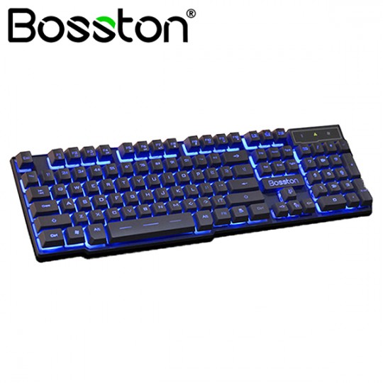 Bàn phím giả cơ bosston 803 chuyên game led - chính hãng