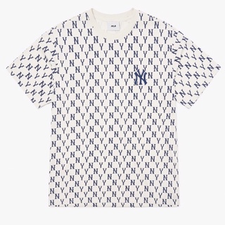 [Tặng Túi Giấy MLB]Áo Thun MLB Monogram Full Mạc Tag Cotton Siêu Cool
