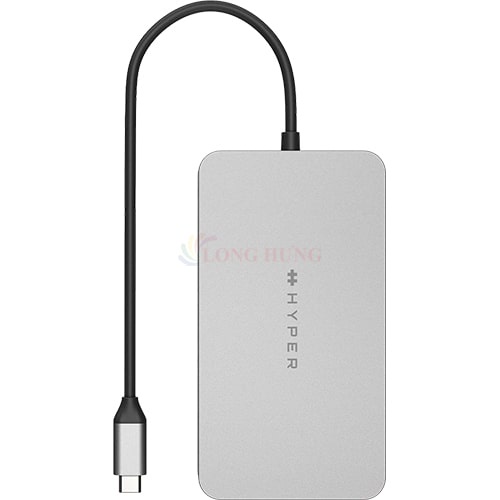 Cổng chuyển đổi HyperDrive 10-in-1 Dual HDMI USB-C Hub HDM1H - Hàng chính hãng