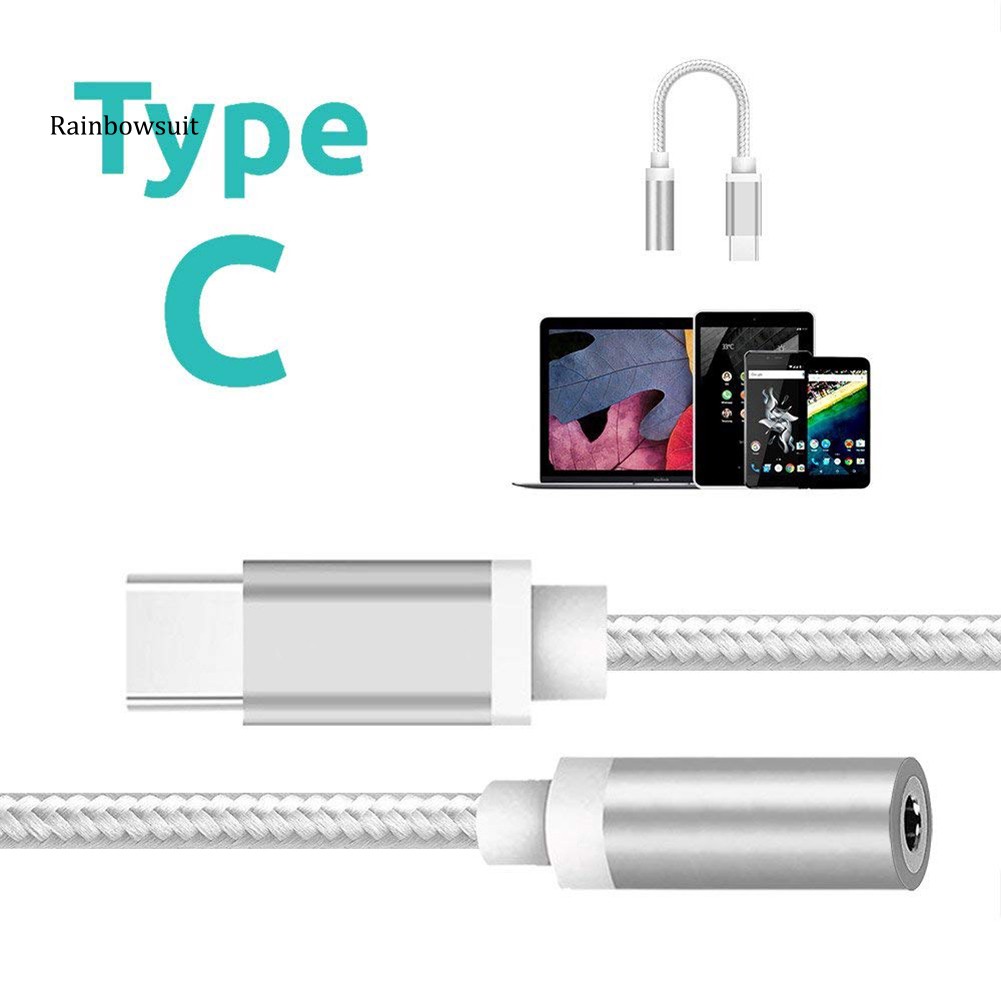 Cáp chuyển đổi cổng Type C sang giắc cắm 3.5mm tiện dụng