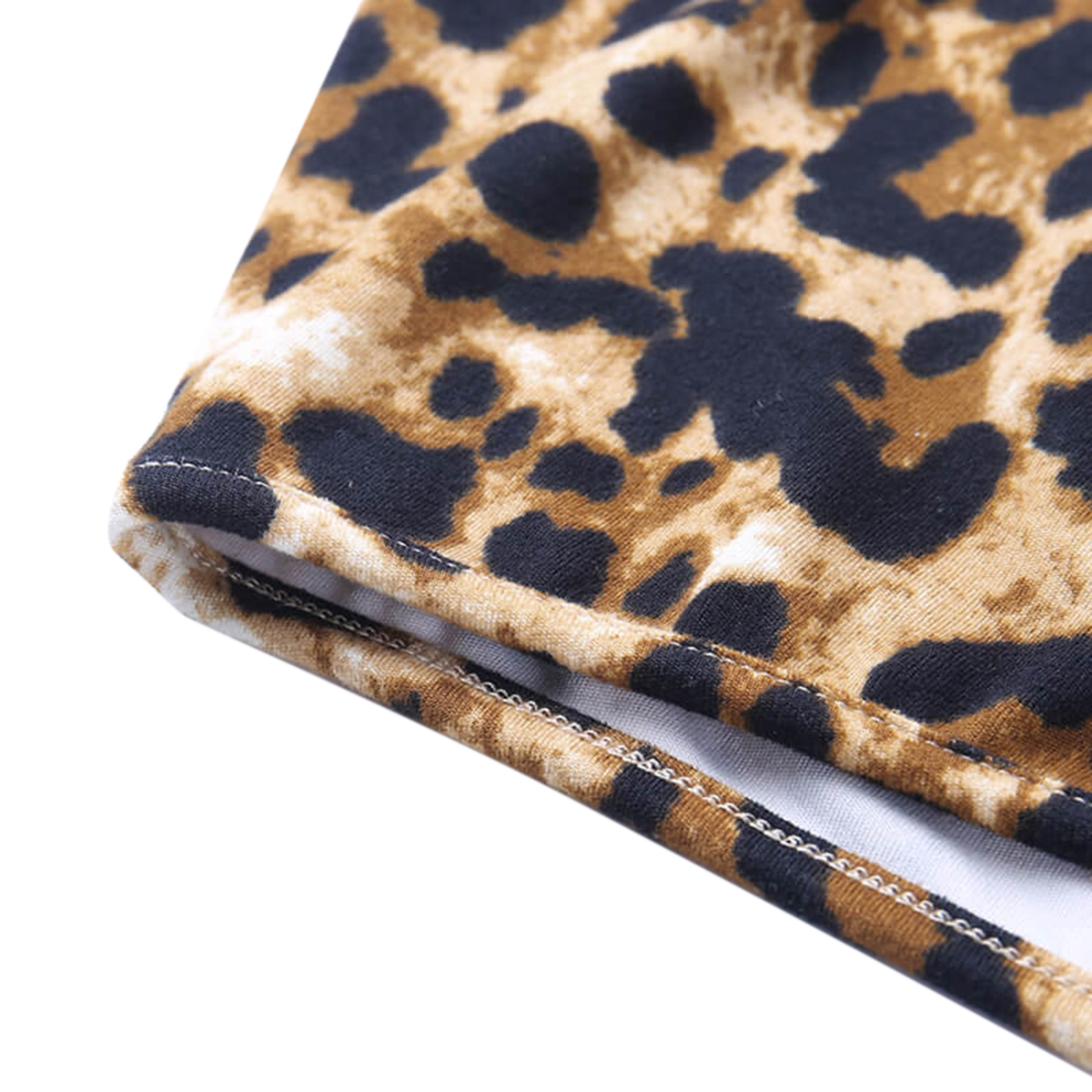 Áo Croptop Hở Một Bên Vai Tay Dài Họa Tiết Da Báo Sành Điệu Thời Trang Cho Nữ | BigBuy360 - bigbuy360.vn