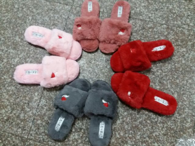 Dép lông thú đẹp