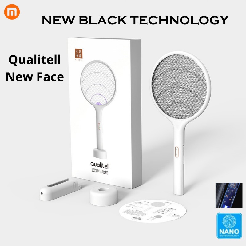 Vợt bắt muỗi  Xiaomi Qualitell Nano Dùng Chíp Xử Lý New Black Technology Cầm Tay Và Treo Tường Thế Hệ Mới Breo Market