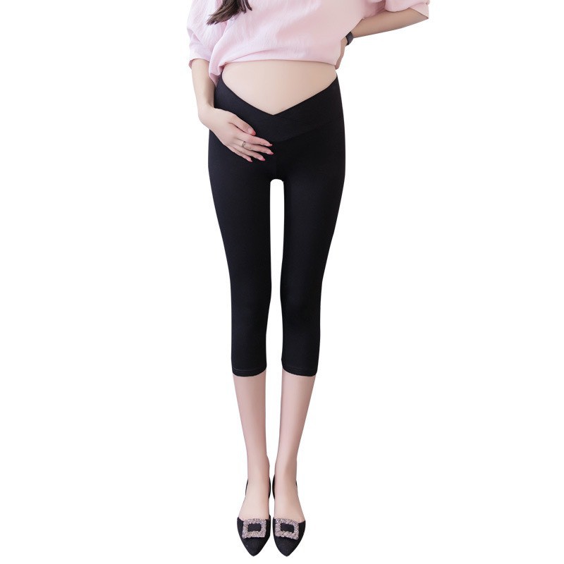 Quần bầu lửng cạp chéo chất cotton co dãn tốt (kèm ảnh thật) QB9005
