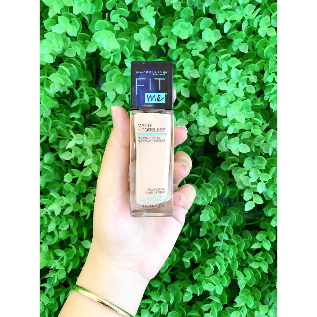 [HÀNG CHÍNH HÃNG] Kem Nền Maybelline Fit Me Matte Poreless Foundation SPF22 30ml | BigBuy360 - bigbuy360.vn