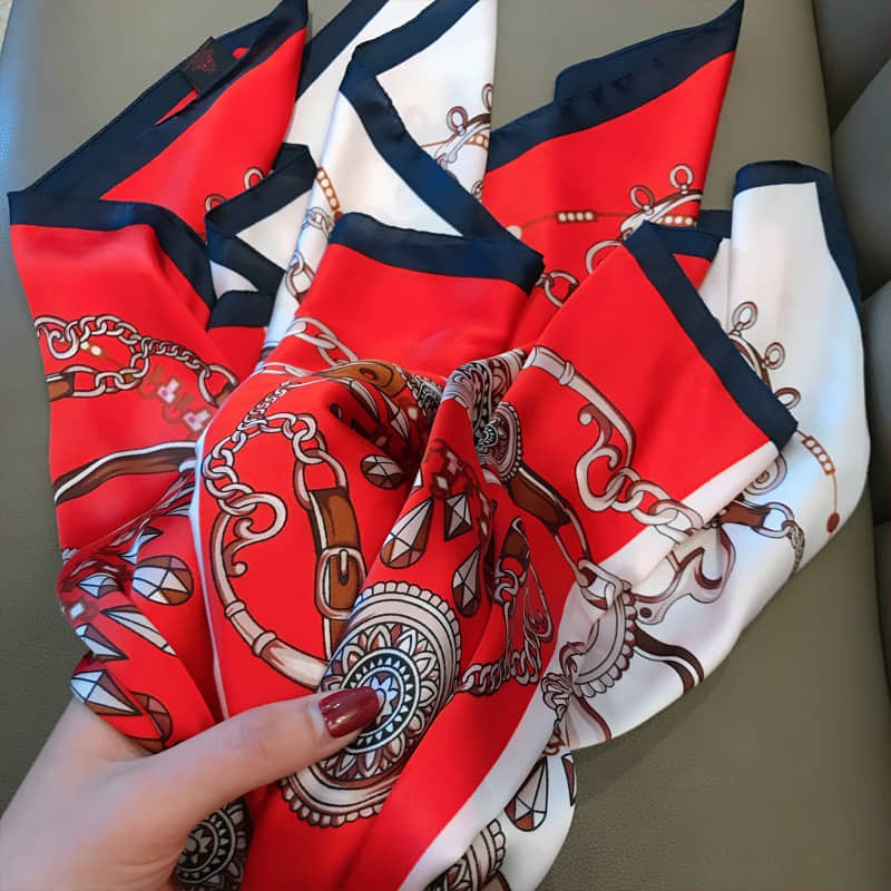 [NEW] Khăn lụa vuông cao cấp choàng bản to 90x90cm