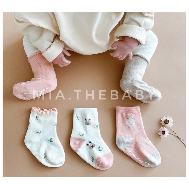 Set tất cho bé Peekaboo/Dottodot - Made in korea