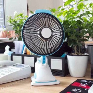 Quạt sưởi mini kẹp mép bàn