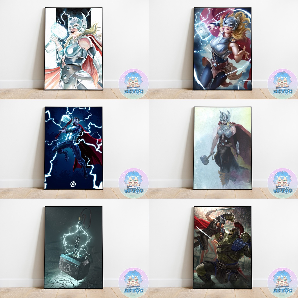 TRANH POSTER A3 THOR MARVEL (2) CHẤT LIỆU GIẤY CAO CẤP – TRANH POSTER DÁN TƯỜNG TREO TƯỜNG 2D TỘC SHOP