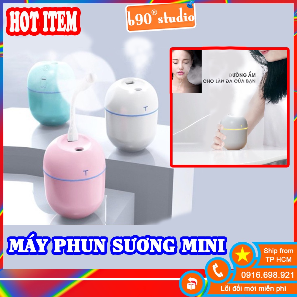 GIÁ SỈ  Máy Phun Sương Tạo Độ Ẩm Mini Để Bàn Sạc Usb Tiện Dụng