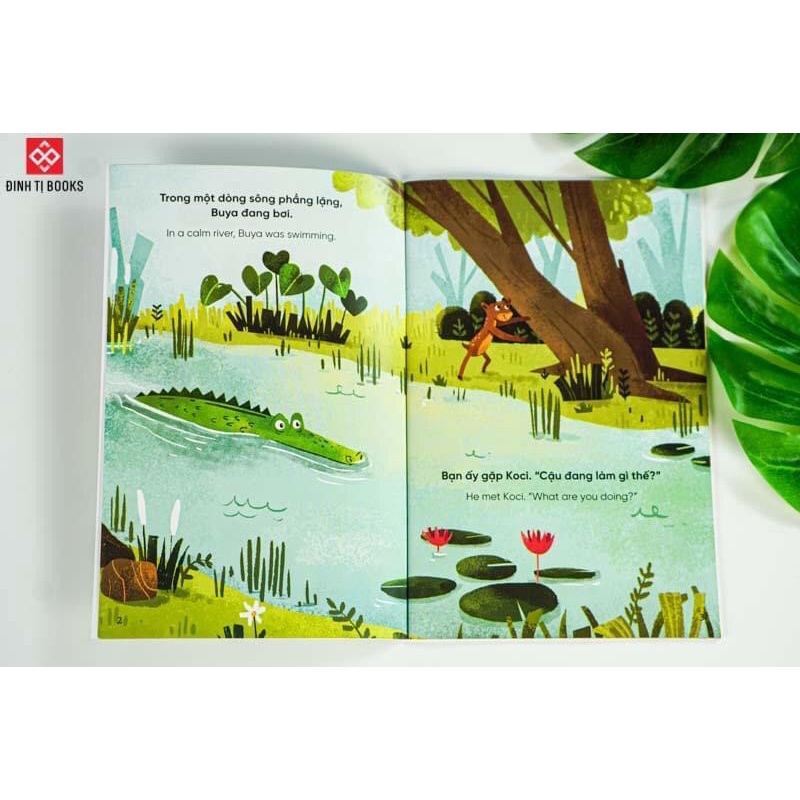 SÁCH -Truyện tranh song ngữ Việt-Anh dành cho trẻ em - Cùng học cư xử tốt- Bé học nói lời trung thực - Telling the truth