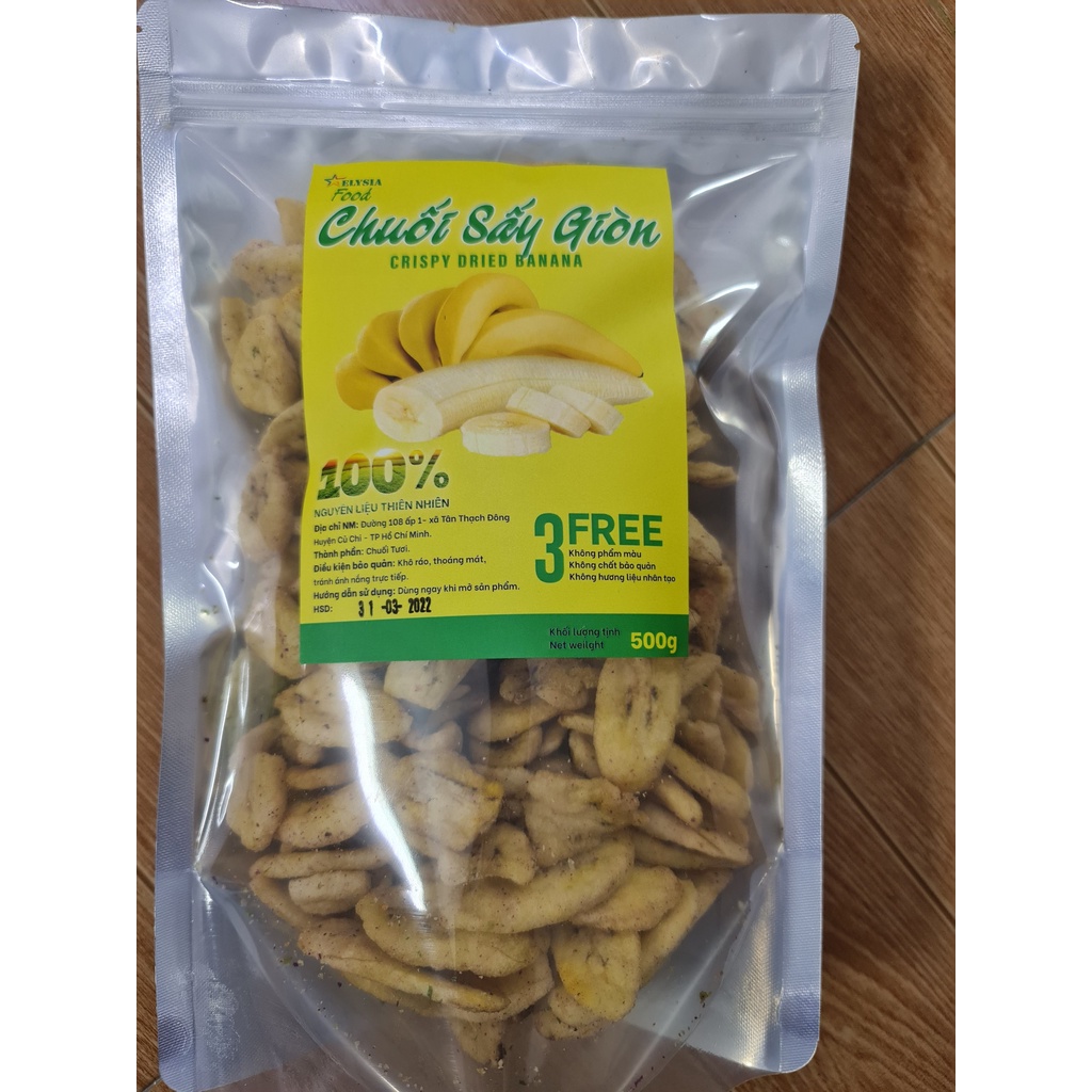 Chuối sấy giòn  GIÁ TỐT NHẤT  chuối sấy giòn rất tốt cho việc bổ sung năng lượng tức thời cho cơ thể.