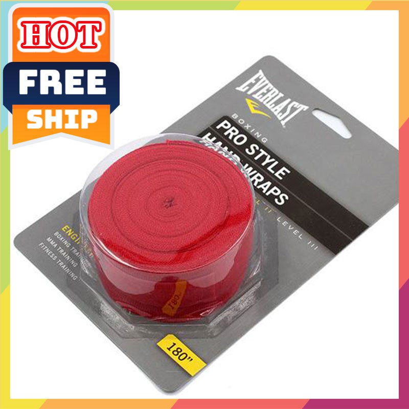 FREESHIP🎁 Băng đa quấn tay boxing Everlast 4.5m ⚡giá rẻ⚡ Băng quấn tay đấm bốc