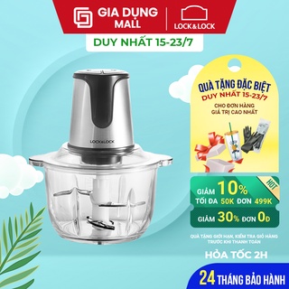 Máy Xay Thịt Lock&Lock EJM171 4 lưỡi dao sắc bén (2L) - BH 12 tháng - Hàng Chính Hãng