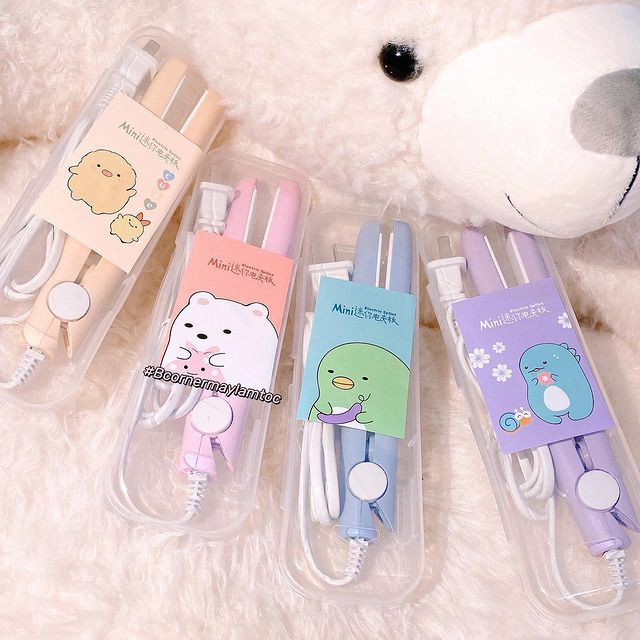 Máy Kẹp Tóc Hình Thú Và Hoa Mini