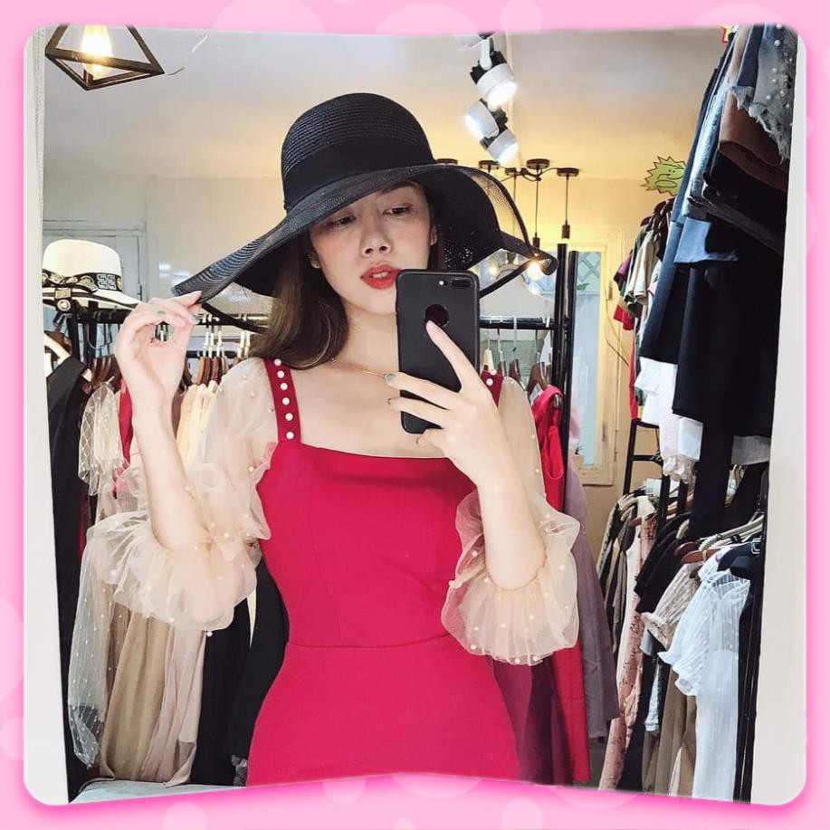 Đầm Nữ, Đầm dự tiệc trắng tay phồng kết hạt siêu xinh V | BigBuy360 - bigbuy360.vn