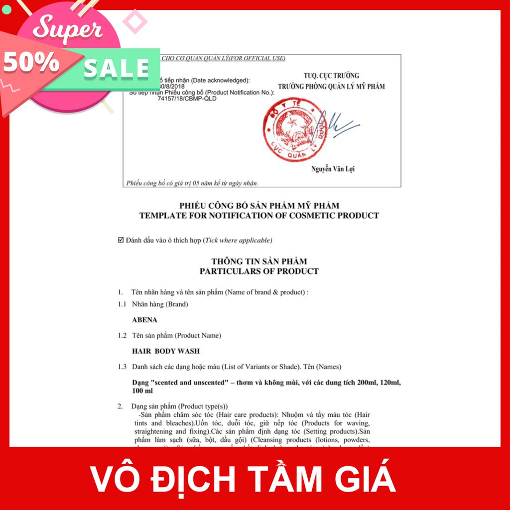 Dầu gội đầu và tắm kết hợp không dùng nước cực sạch, dầu gội khô cực kì tiện lợi không dùng nước