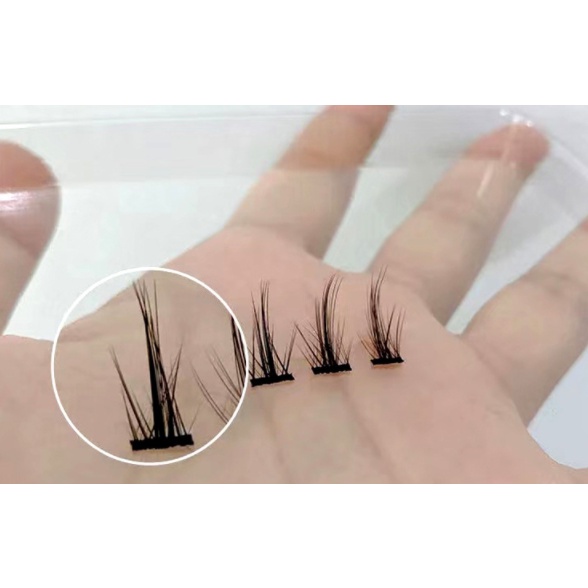 (TĂNG KEO) Lông Mi Giả 5 Hàng Dày Tự Nhiên Trang Điểm Búp Bê Barbie