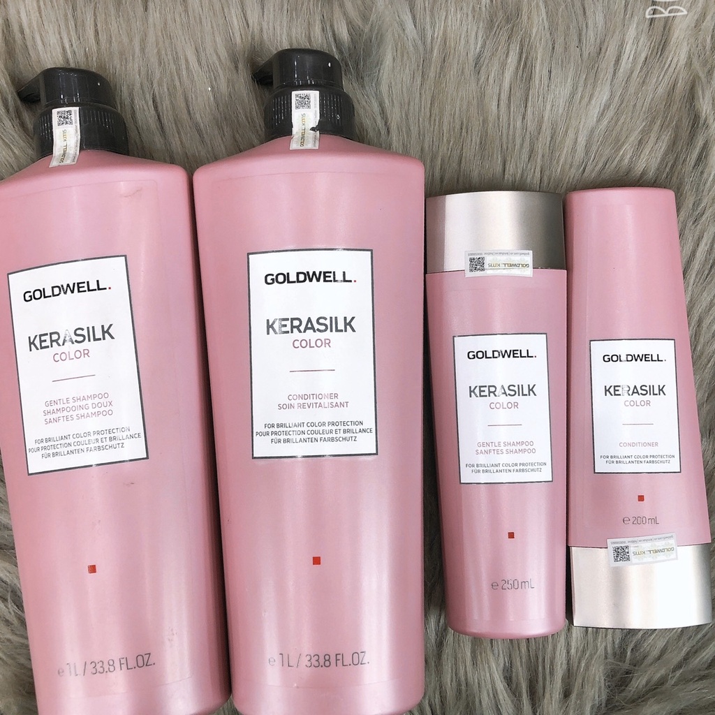 Dầu gội bảo vệ màu nhuộm Goldwell Kerasilk Color 1000ML