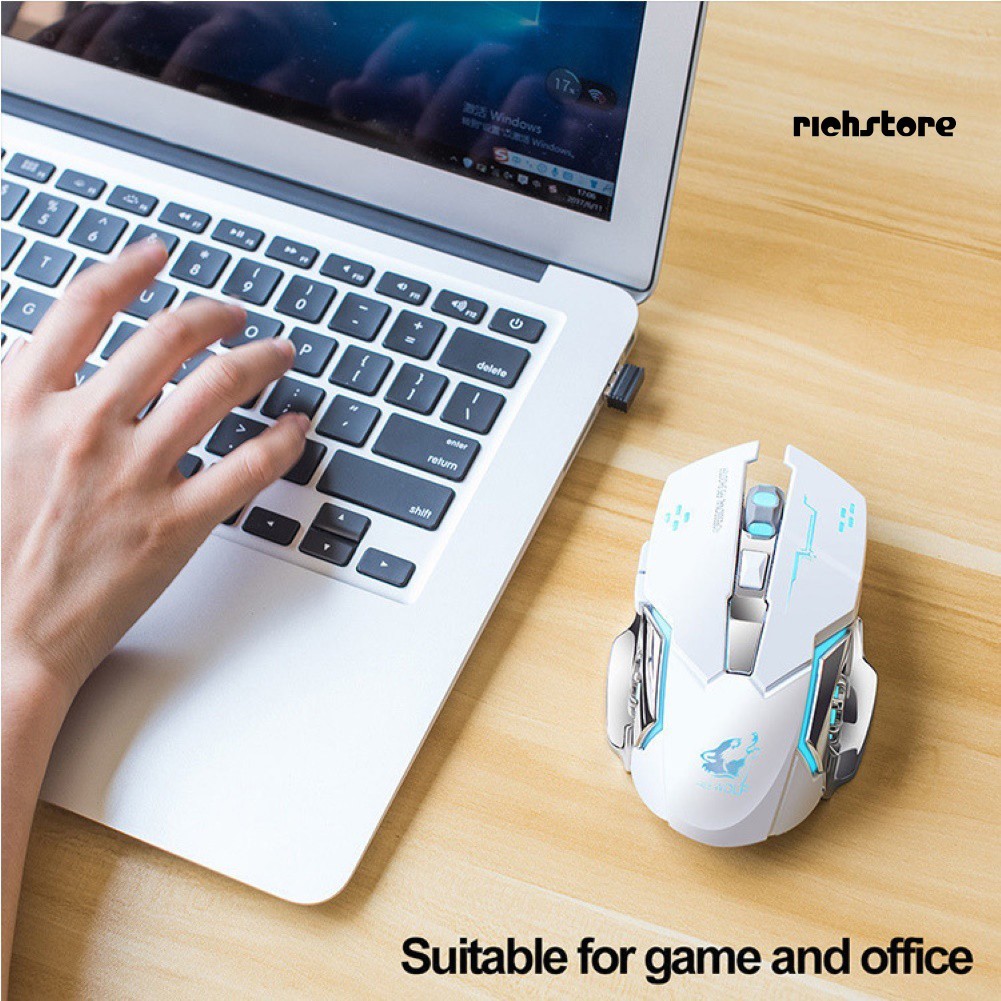Chuột Gaming Không Dây Có Đèn Led