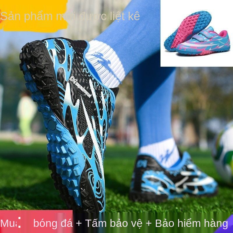 Giày bóng đá học sinh gãy móng tay dài của đàn ông và phụ nữ, bé trai, gái, trẻ em thanh thiếu niên, tập đá,