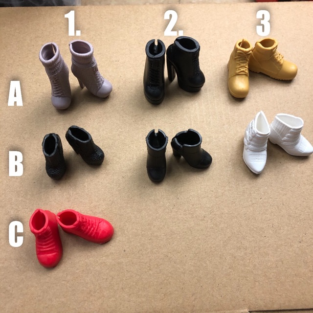 GBB- Giày bốt giày boot cao cổ cho búp bê barbie