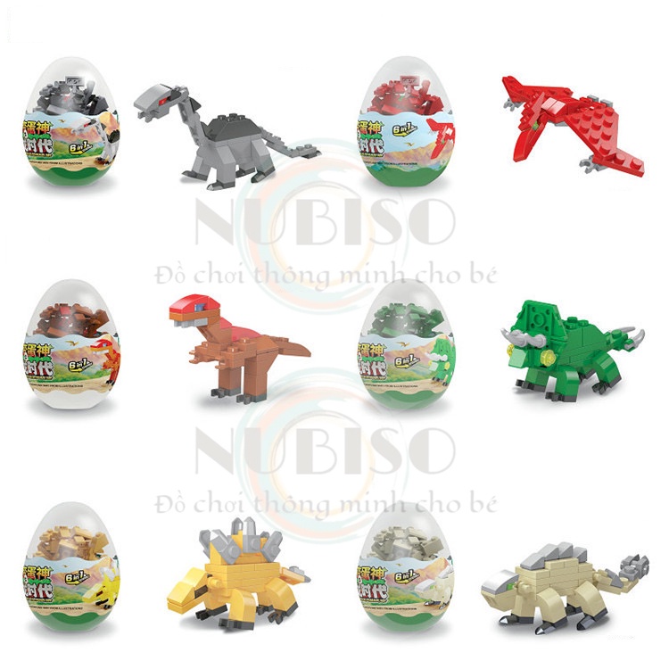 Lego khủng long bộ 32 chi tiết dành cho bé 3-5 tuổi