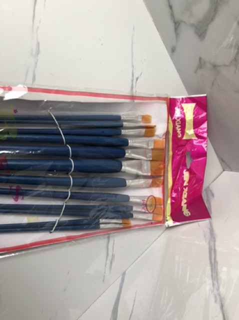 Bộ cọ vẽ màu nước Kim Khí Dung Anh bộ chổi vẽ 12 chi tiết siêu rẻ